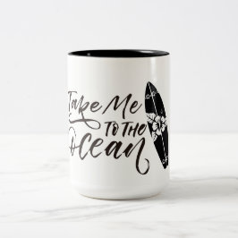 Taza Bicolor Surf mug