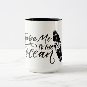 Taza Bicolor Surf mug