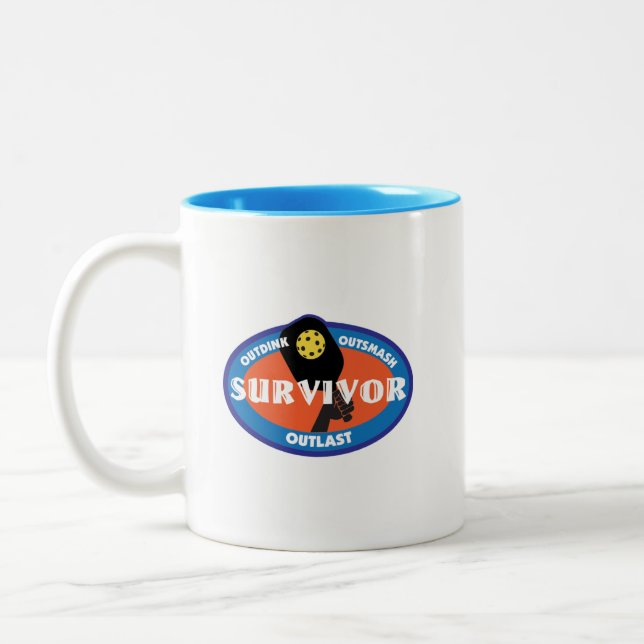 Taza Bicolor Survivor Pickleball (Izquierda)