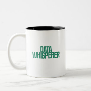 Taza Bicolor Susurrador de Datos   Experto en Intuición Analíti