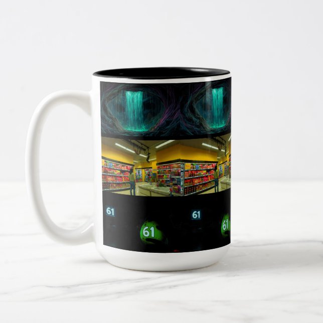 Taza Bicolor Susurros de la Caverna Oculta (Izquierda)