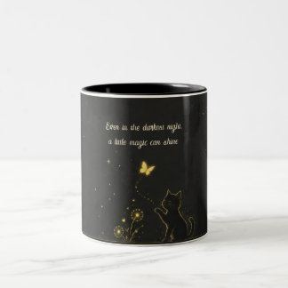 Taza Bicolor Susurros Dorados de Maravilla