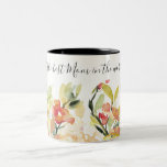 TAZA BICOLOR SUTIL PEACH WATERCOLOR FLORAL MEJOR MAMÁ EN EL MUN<br><div class="desc">Si necesita más personalización o cualquier otro elemento que coincida,  no dude en ponerse en contacto conmigo en yellowfebstudio@gmail.com</div>
