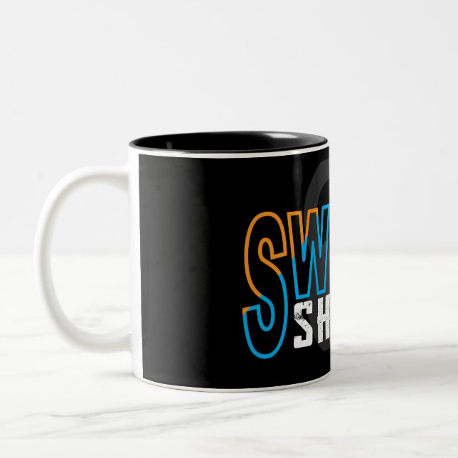 Taza Bicolor Sweat & Shine Mug for Fitness Avers (Izquierda)