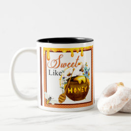 Taza Bicolor Sweet Honeybee Baby Shower