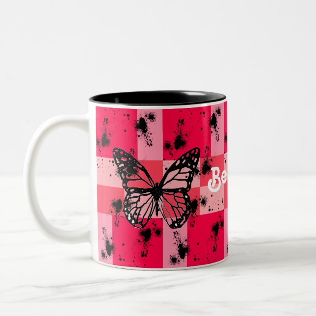 Taza Bicolor Sweet Modern candy abstract art (Izquierda)