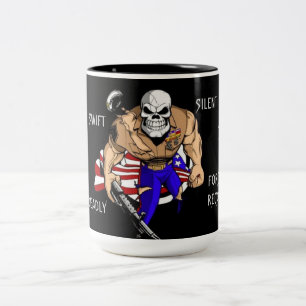 TAZA BICOLOR SWIFT SILENCIOSA Y MORTAL RECONOCIMIENTO DE LA FUE