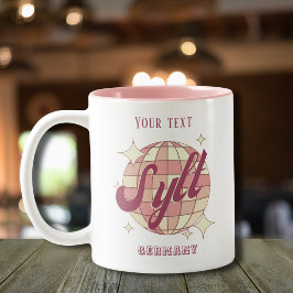 Taza Bicolor Sylt Deutschland Nordsee Urlaub Geschenk 