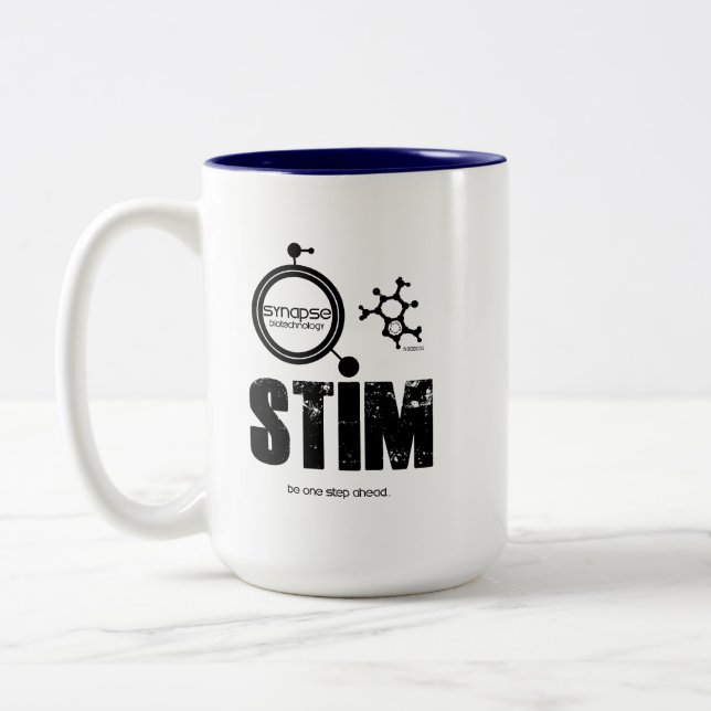 Taza Bicolor Synapse Bio Tech STIM Mug (Izquierda)