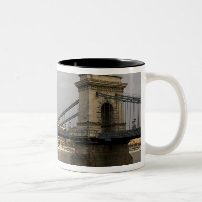 Taza Bicolor Szechenyi lanchid Szechenyi Puente de cadena), 2 (Derecha)
