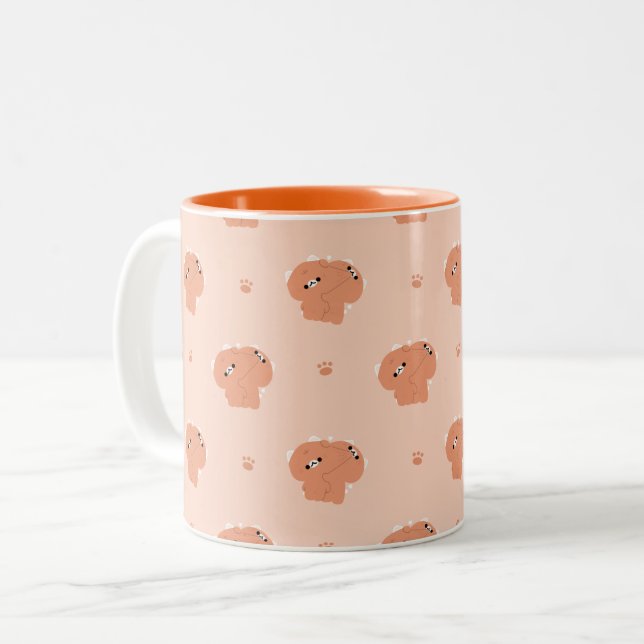 Taza Bicolor Tabby Cat Couple Mug (Anverso izquierdo)