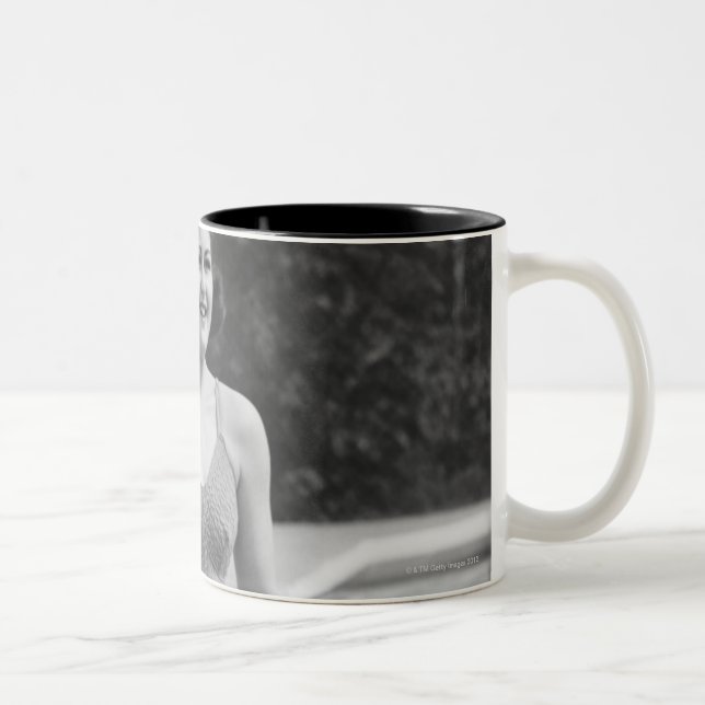 Taza Bicolor Tablero de salto (Derecha)