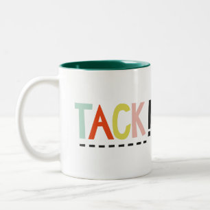 Taza Bicolor TACK Collage 2Tone Coffee Mug