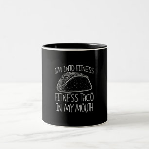 Taza Bicolor Taco gracioso - Este Gimnasio gracioso de Ness Tac