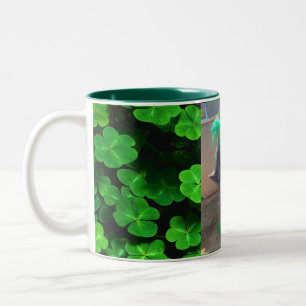 Taza Bicolor Taco St. Patrick's Day Mug