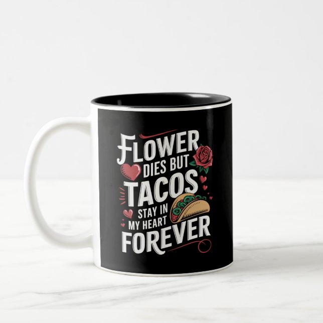 Taza Bicolor Tacos por San Valentín (Izquierda)