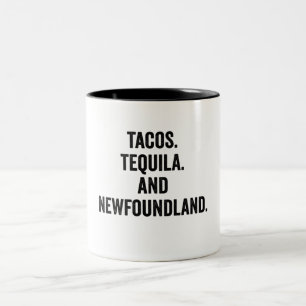 Taza Bicolor Tacos Tequila Y Terranova