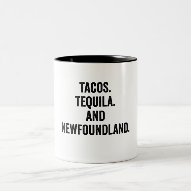 Taza Bicolor Tacos Tequila Y Terranova (Centro)