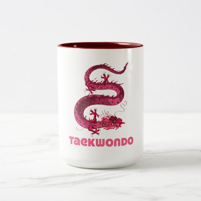 Taza Bicolor Taekwondo (Centro)