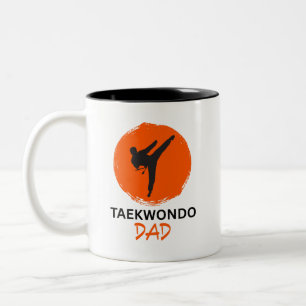 Taza Bicolor Taekwondo Dad