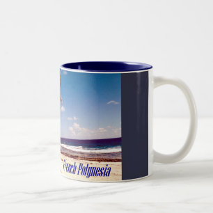 Taza Bicolor Tahití Polinesia francesa