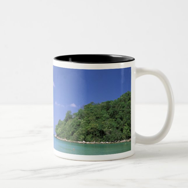 Taza Bicolor Tailandia, isla de Phuket. Playa. (Derecha)