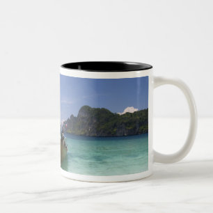 Taza Bicolor Tailandia, Phi Phi Don Island, playa de Yong Kasem