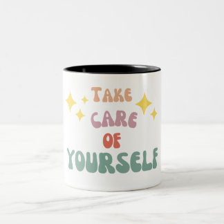 Taza Bicolor Take care of yourself