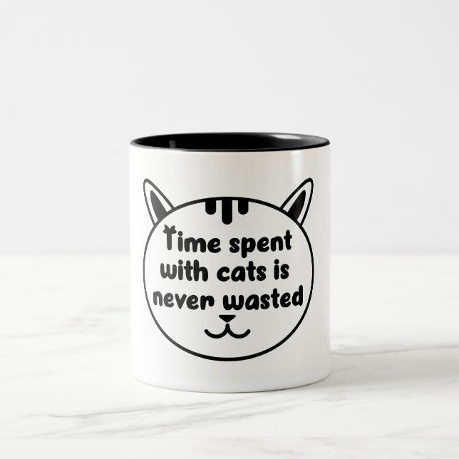 Taza Bicolor Talado de la mascota Lover (Centro)