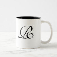 Tale de hadas plateado Monogramed Mug