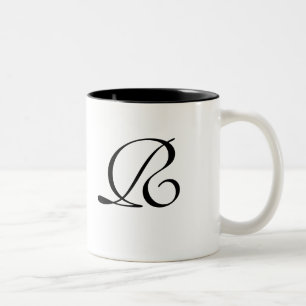 Taza Bicolor Tale de hadas plateado Monogramed Mug