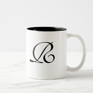 Taza Bicolor Tale de hadas plateado Monogramed Mug