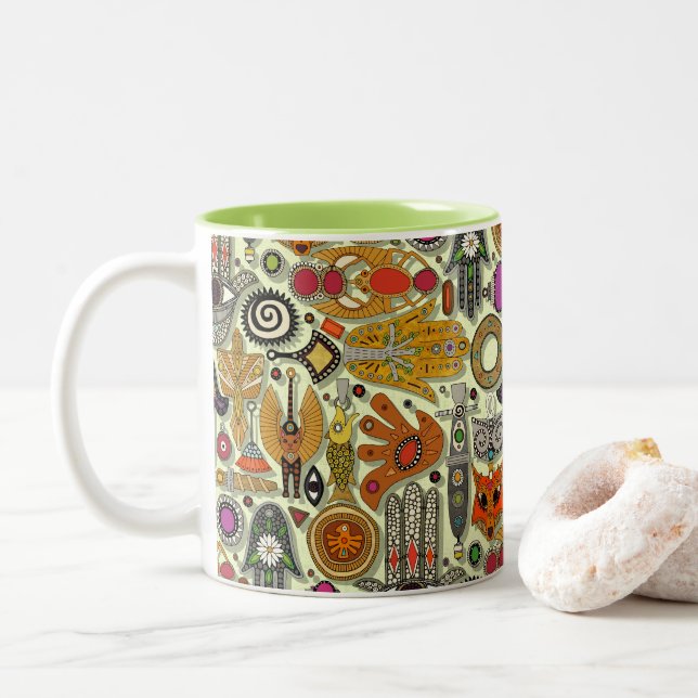Taza Bicolor talismans honeydew (Con donut)