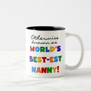 Taza Bicolor También conocidos como los mejores regalos de nana