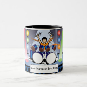 Taza Bicolor Tambor personalizado - Personalizado masculino