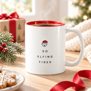 Taza Bicolor Tan Elfing Cansado