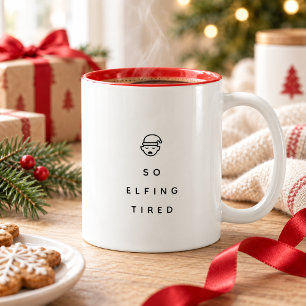 Taza Bicolor Tan Elfing Cansado