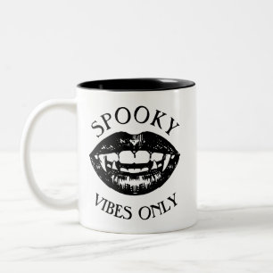 Taza Bicolor Tan solo vibes fantasmagóricas decoraciones de Hal