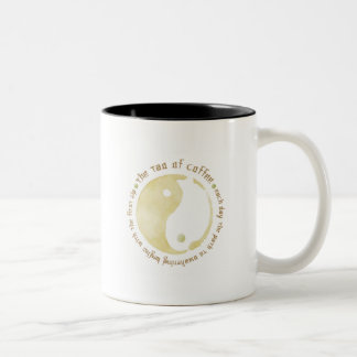 Taza Bicolor tao del café