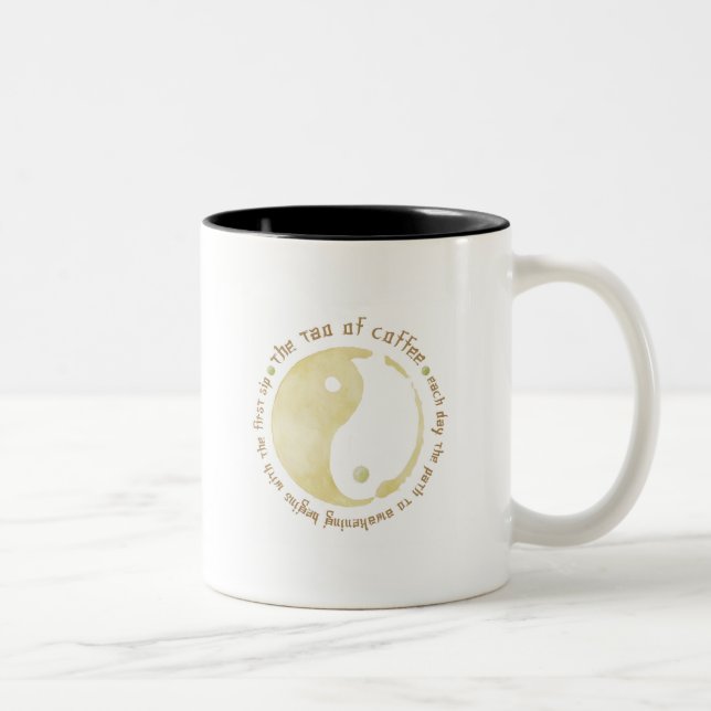 Taza Bicolor tao del café (Derecha)