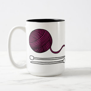 Taza Bicolor Tapa de punto