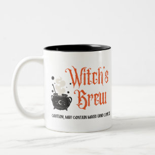 Taza Bicolor Tapón de café mágico de la bruja