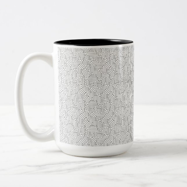 Taza Bicolor Tarjeta de circuitos (Izquierda)