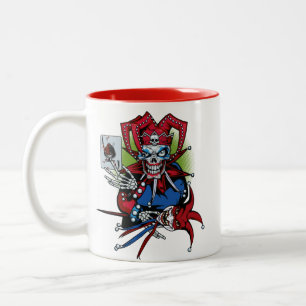 Taza Bicolor Tarjeta de juego, Joker T-Shirt Trucker Hat Keycha