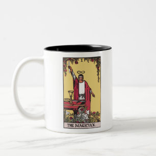 Taza Bicolor Tarjeta Tarot - El mago