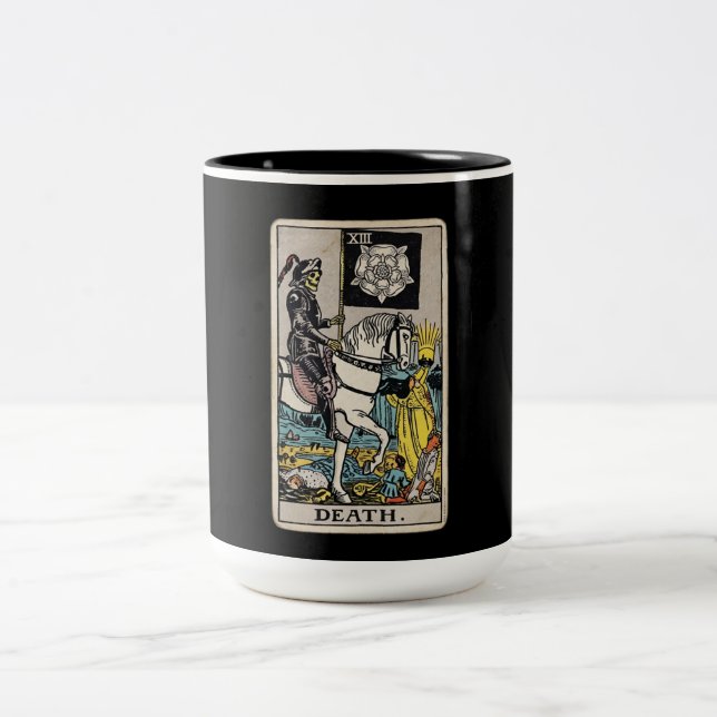 Taza Bicolor Tarot de la Muerte (Centro)