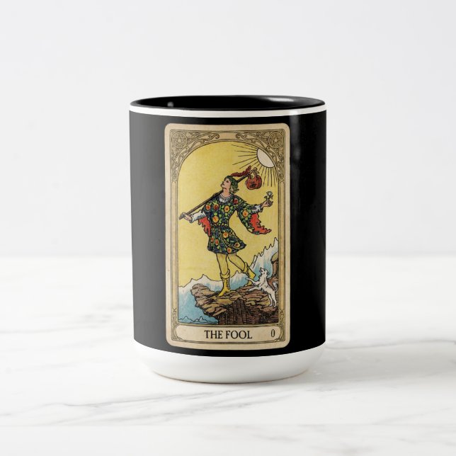 Taza Bicolor Tarot del Loco (Centro)