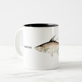Taza Bicolor Tarpon Mug | Fish Mug