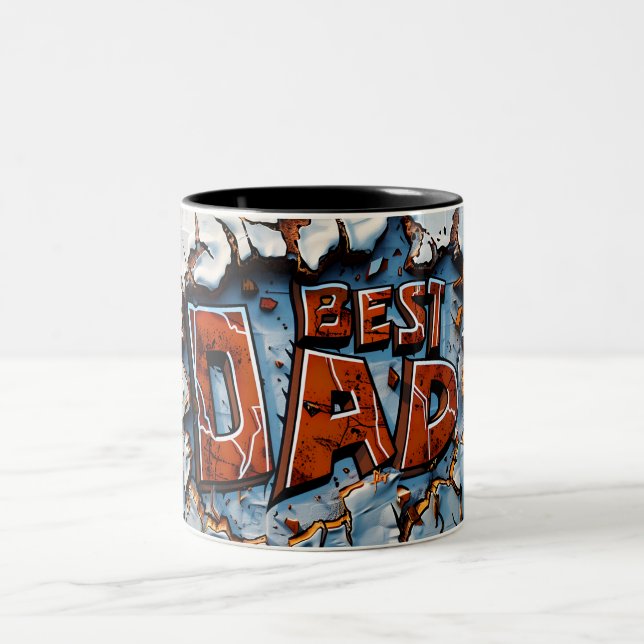 Taza Bicolor Tasse 2 Couleurs Best dad (Centro)