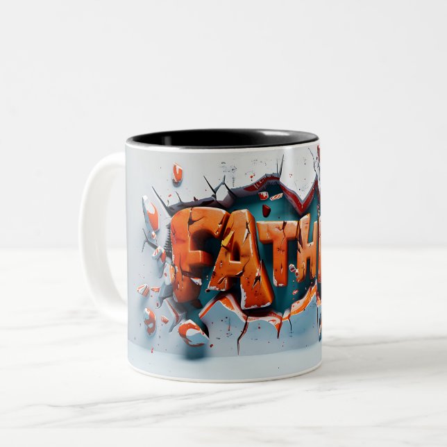 Taza Bicolor Tasse 2 Couleurs Father (Anverso izquierdo)